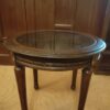 Accent Table with Glass Top-SoUnique.PK